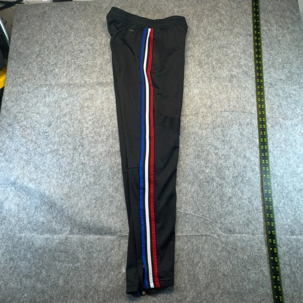 Adidas Tiro 19 Training Pants Men's Small‎ Black With Red Blue White Stripes